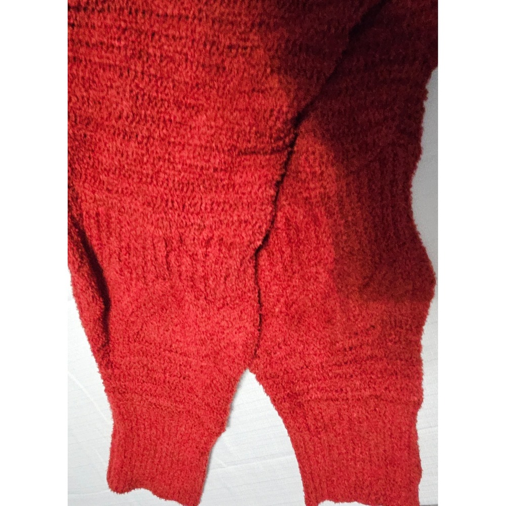 Maurice's Cozy Cable‎ Knit Chenille Cardigan Open Front Red Womens 2X - Picture 9 of 10